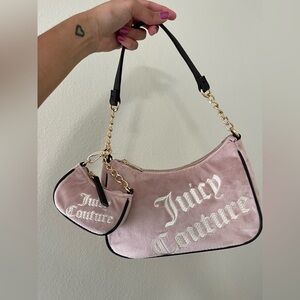 Juicy Couture Blush Velvet Bag